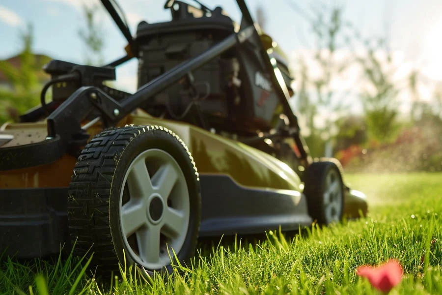 lithium ion battery powered lawn mowers