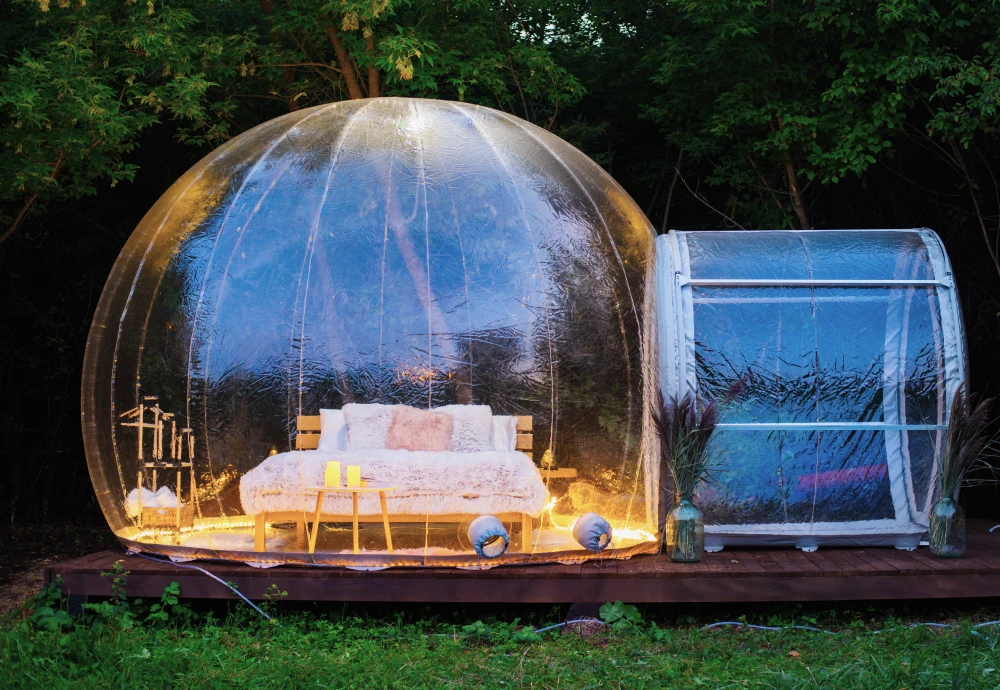 giant inflatable bubble tent