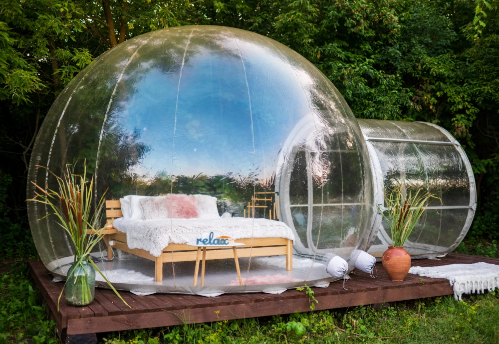 giant inflatable bubble tent